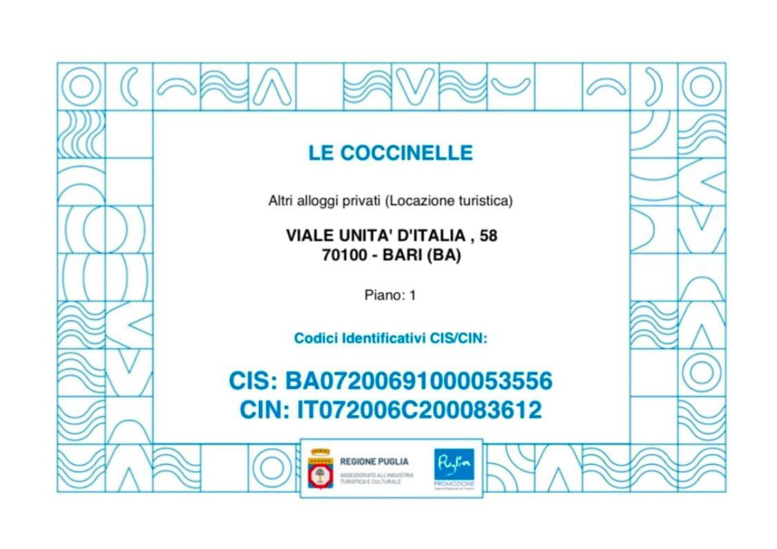 B&B Le Coccinelle Bari Ngoại thất bức ảnh